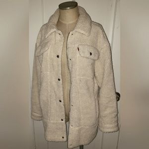Levi's Women's Cozy Sherpa Jacket sz small